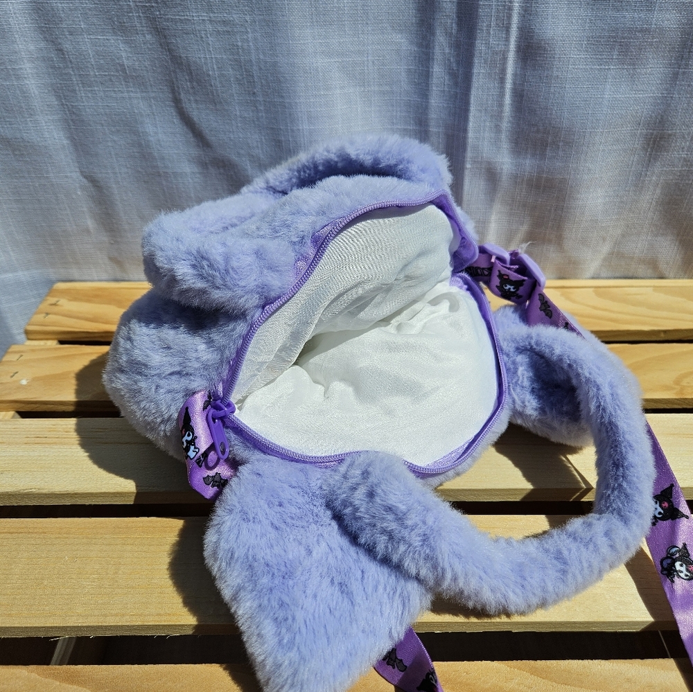 Sanrio Kuromi Plush Bag - Purple and White - Picture 3 of 3